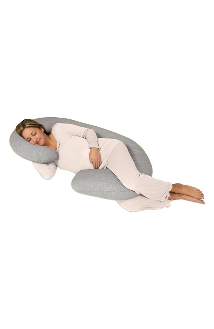 Snoogle Pregnancy Support Pillow Gift Guide For Pregnant Women POPSUGAR Family Photo 21