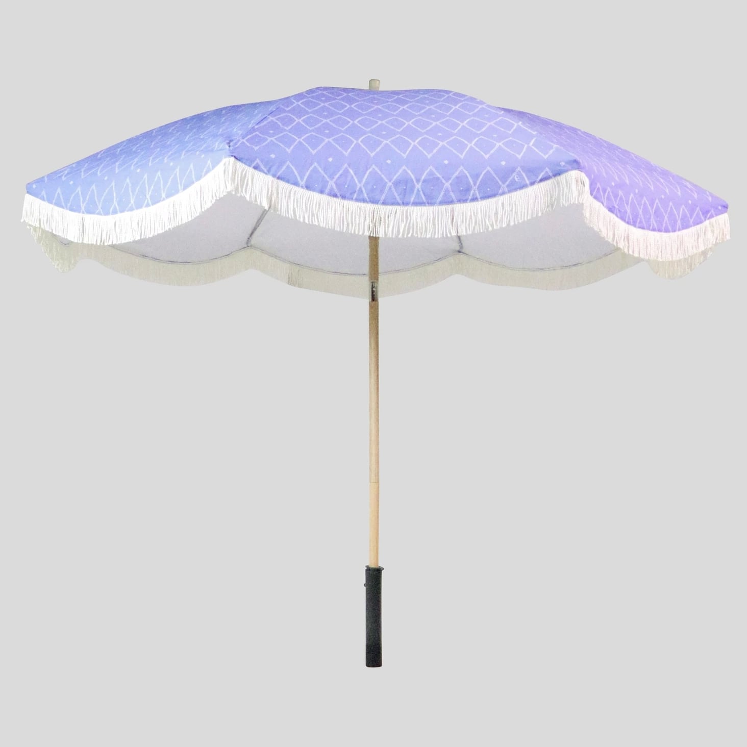 Spaced Diamonds Scalloped Patio Umbrella With White Fringe Turn Your Backyard Into A Chic And Relaxing Oasis With These 85 Target Furniture Finds Popsugar Home Photo 90