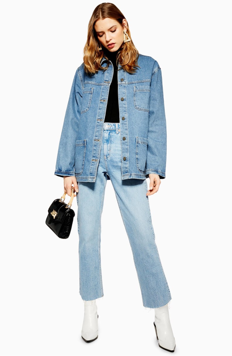 Nordstrom topshop denim jacket hotsell