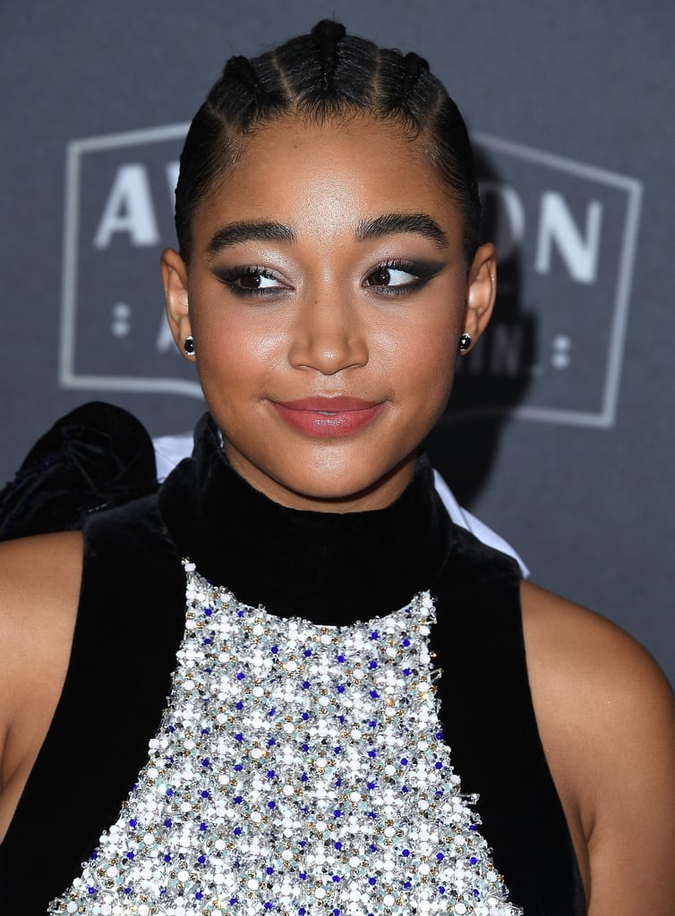 Amandla Stenberg With Corn Rows