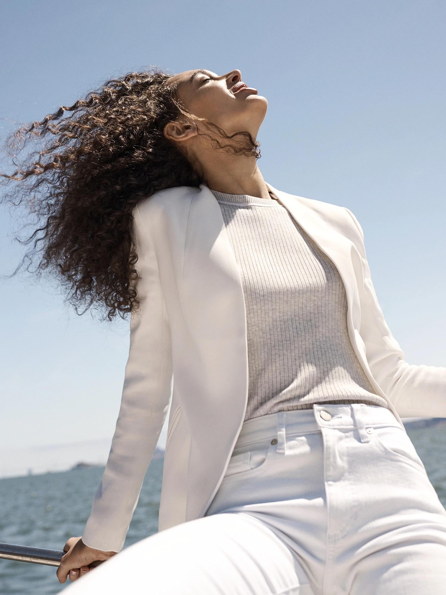 Banana republic top performance blazer
