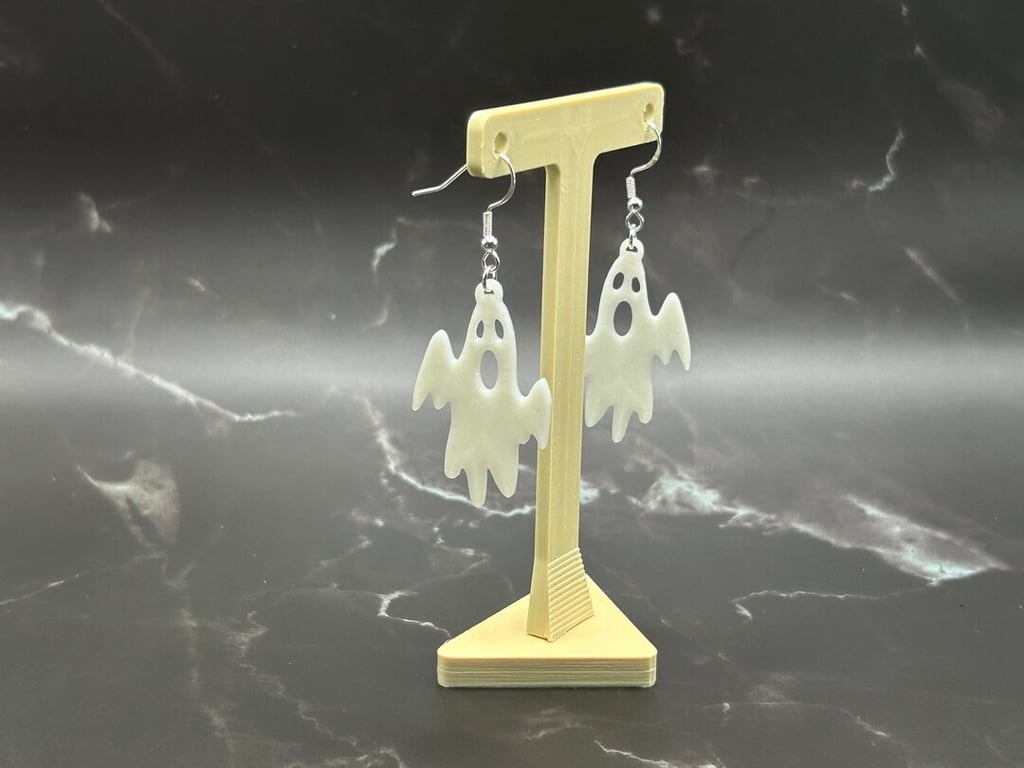 Floating Glow-in-the-Dark Ghost Earrings