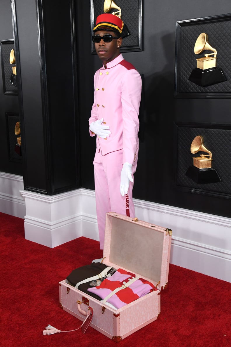 Checking In? Tyler the Creator Wore a Bellhop Suit to the Grammys, Because  of Course He Did