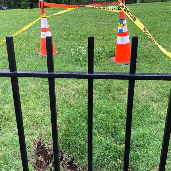 Sinkhole on White House Lawn May 2018