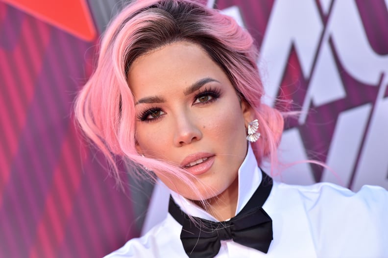 Halsey With Pink Hair