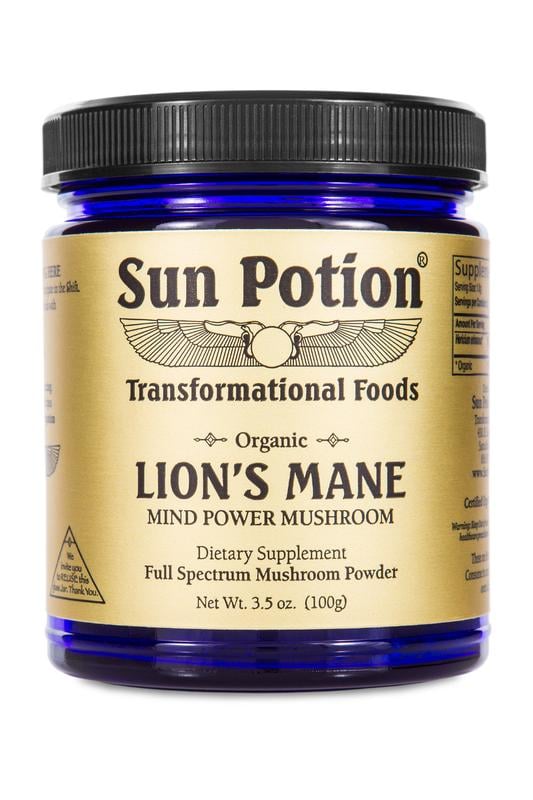 Sun Potion Transformational Foods Lion's Mane Mushroom Powder Best