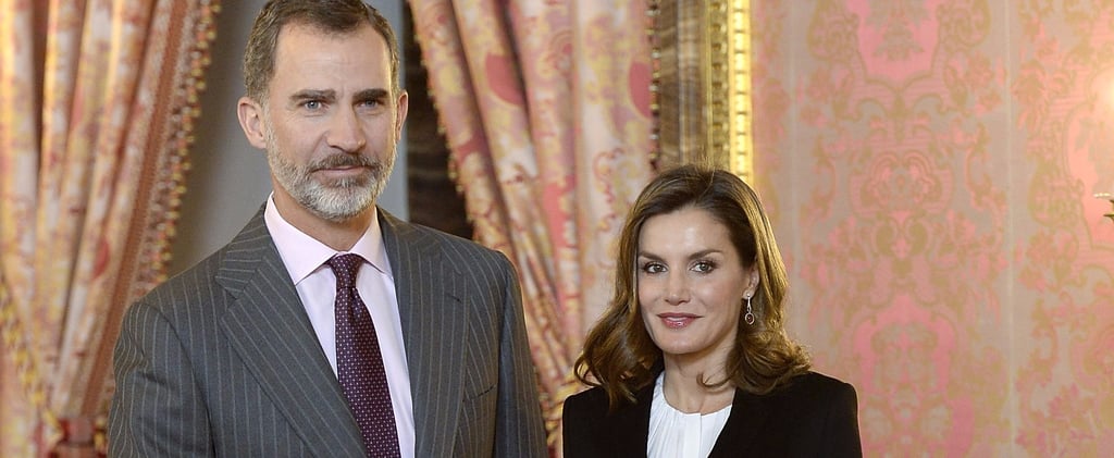 Queen Letizia Leopard Skirt