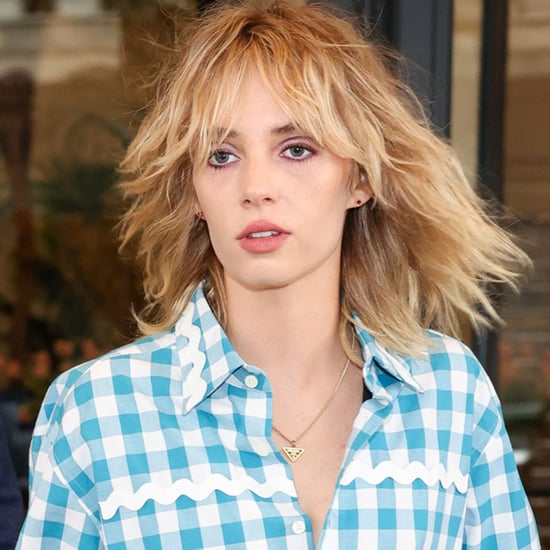 Maya Hawke Goes Pants-less at Milan Fashion Week