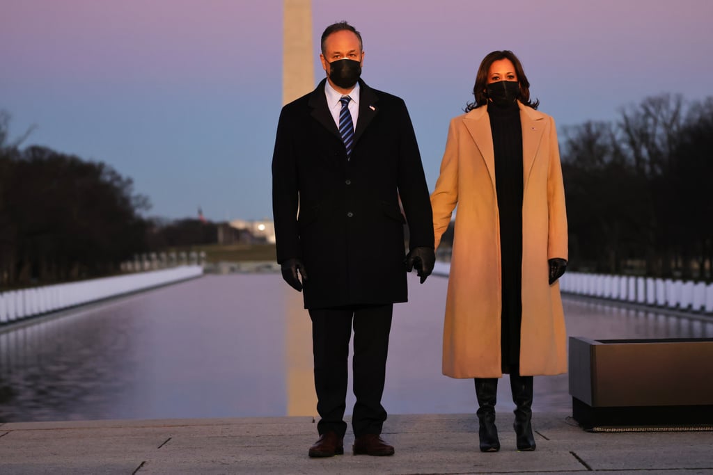 The Meaning Behind Kamala Harris's Coat at COVID-19 Memorial