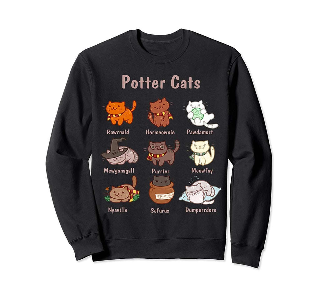 Potter Cats Harry Pawter Sweatshirt