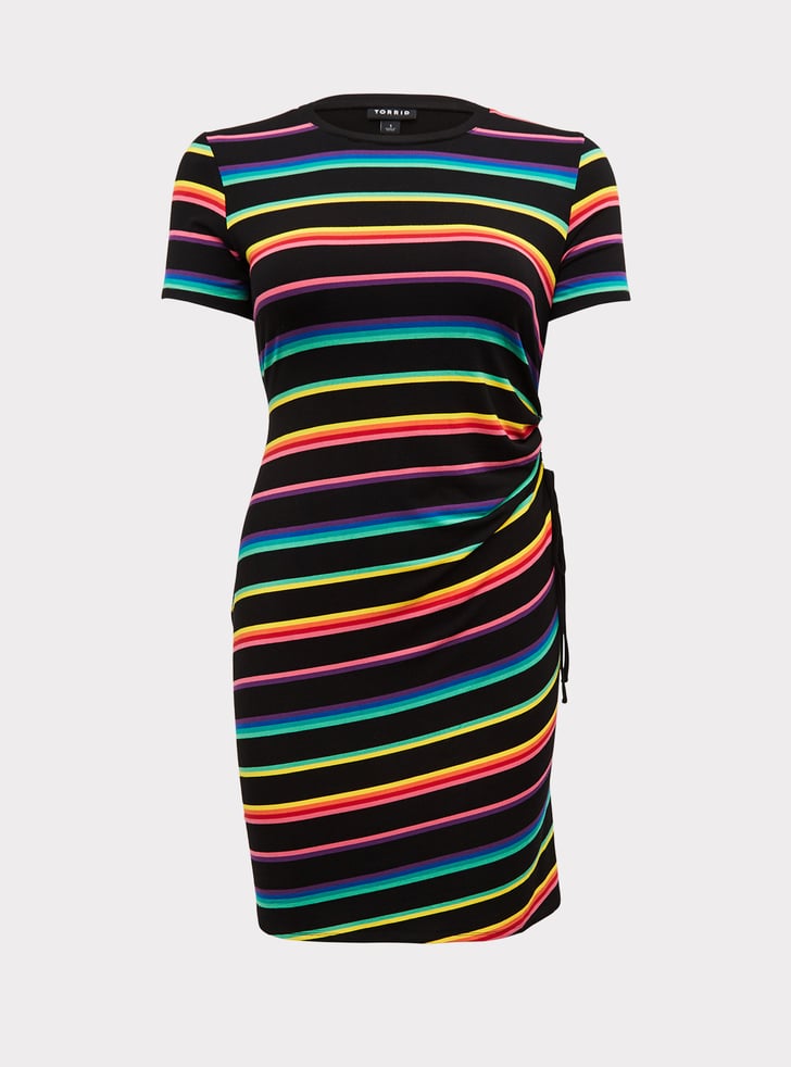 Torrid Rainbow Stripe TShirt Dress Torrid's Celebrate Love Pride