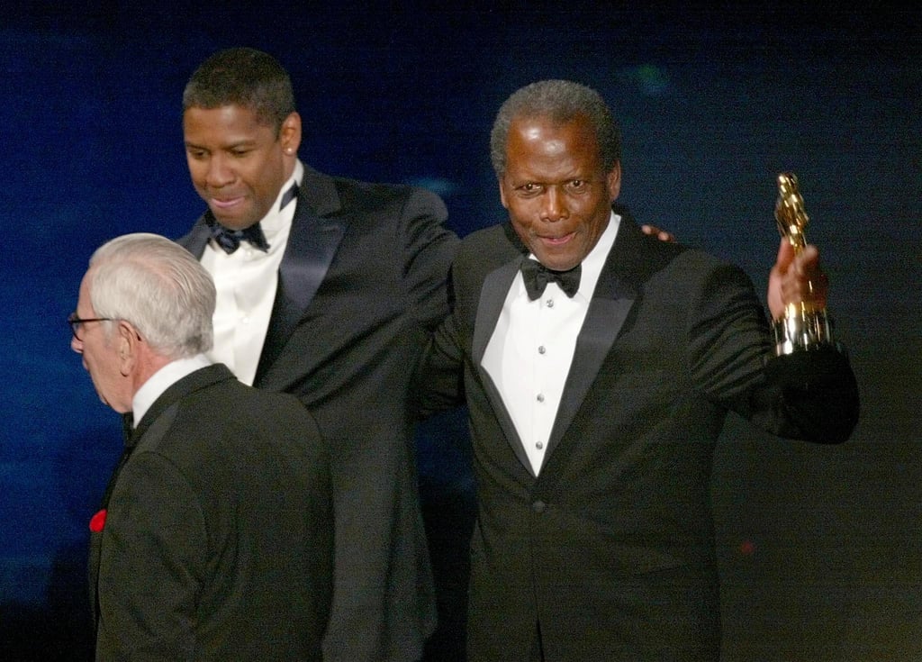 When Denzel Washington Gave Him an Honourary Oscar at the 74th Academy Awards