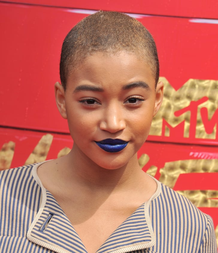 Amandla Stenberg With A Shaved Head Celebrities Who Have Shaved Their