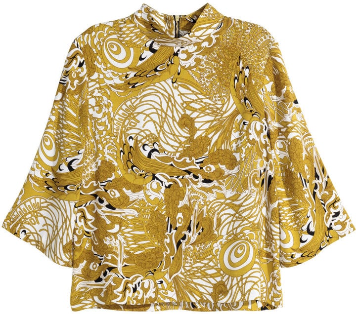 H&M Blouse with Stand-up Collar ($18)
