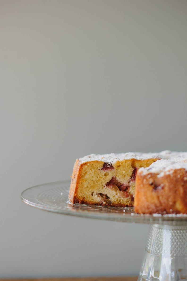 Flourless Rhubarb and Lemon Cake