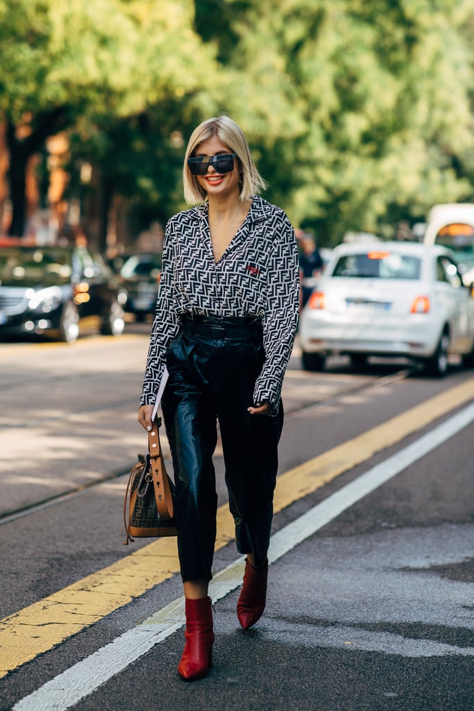 Give your look a pop of red with the help of your boots.