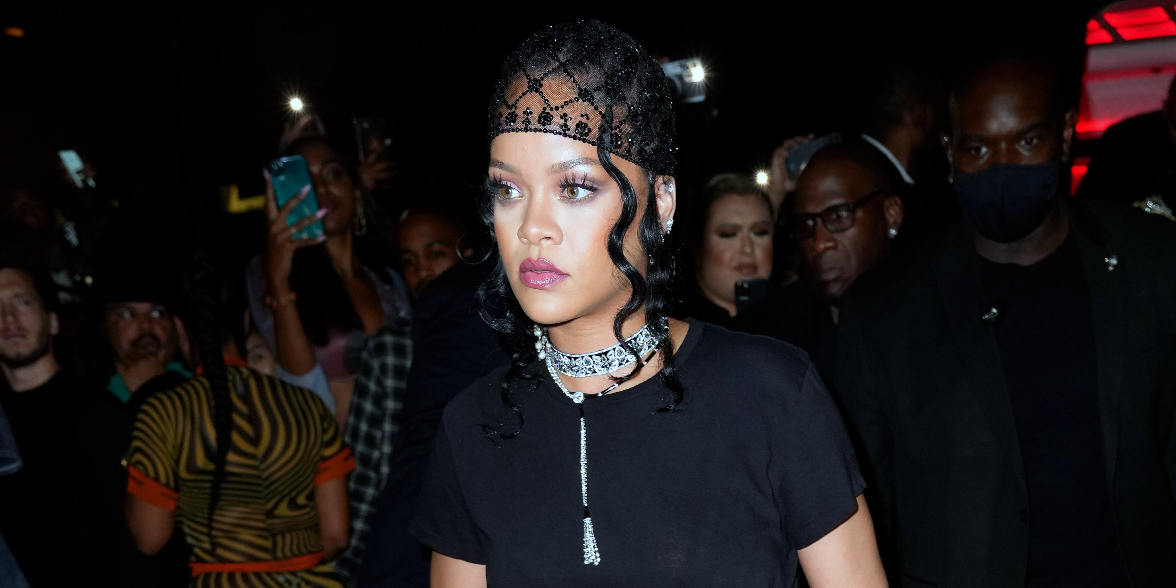 Rihanna Wears Sheer Skirt For Her Met Gala Afterparty | POPSUGAR Fashion