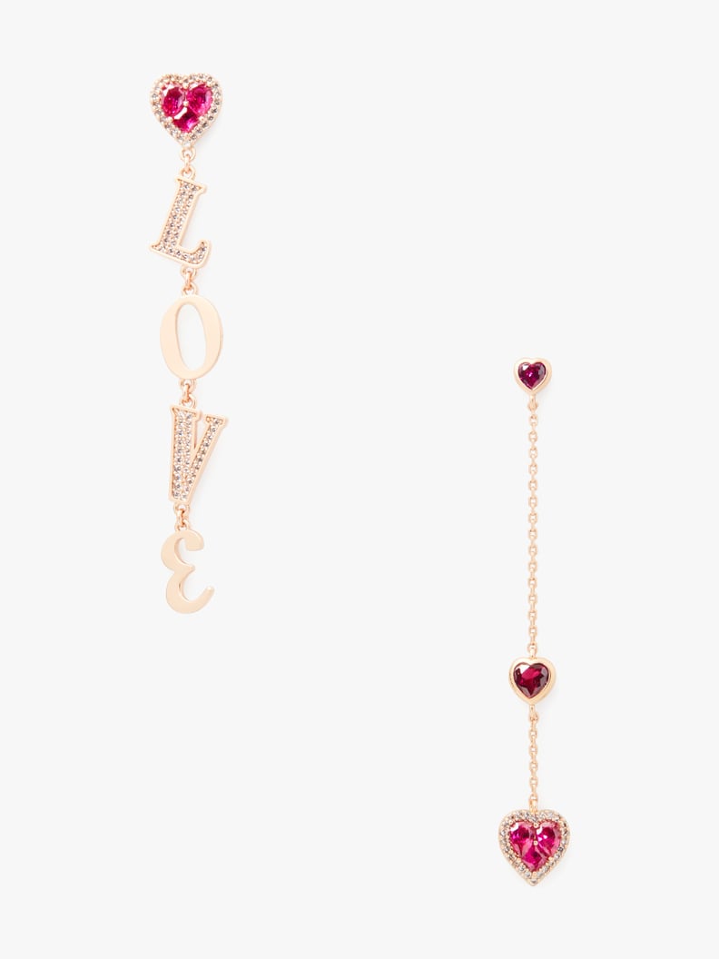 Spell It Out Love Linear Earrings