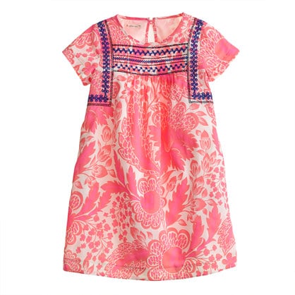 Crewcuts Floral Embroidered Dress