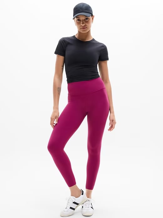 Athleta Transcend High Rise 7/8 Legging in Wildberry