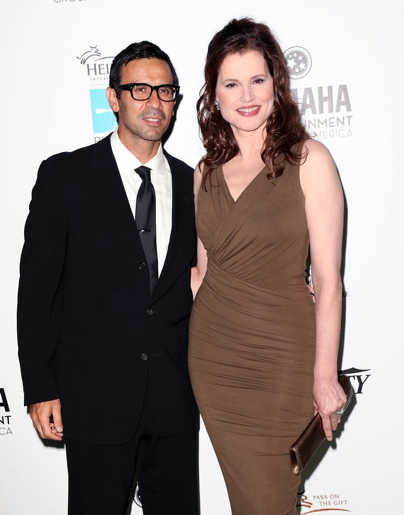 Geena Davis and Dr. Reza Jarrahy Celebrity Breakups 2018 POPSUGAR