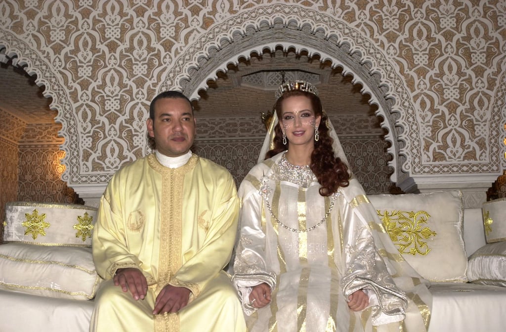 King Mohammed VI and Salma Bennani 
The Bride: Salma Bennani, then a commoner.
The Groom: Morocco's King Mohammed VI.
When: During a two day celebration from July 12, 2002, to July 13, 2002.
Where: Rabat. It broke the centuries-old Moroccan tradition of shielding the monarch's wife from the public.