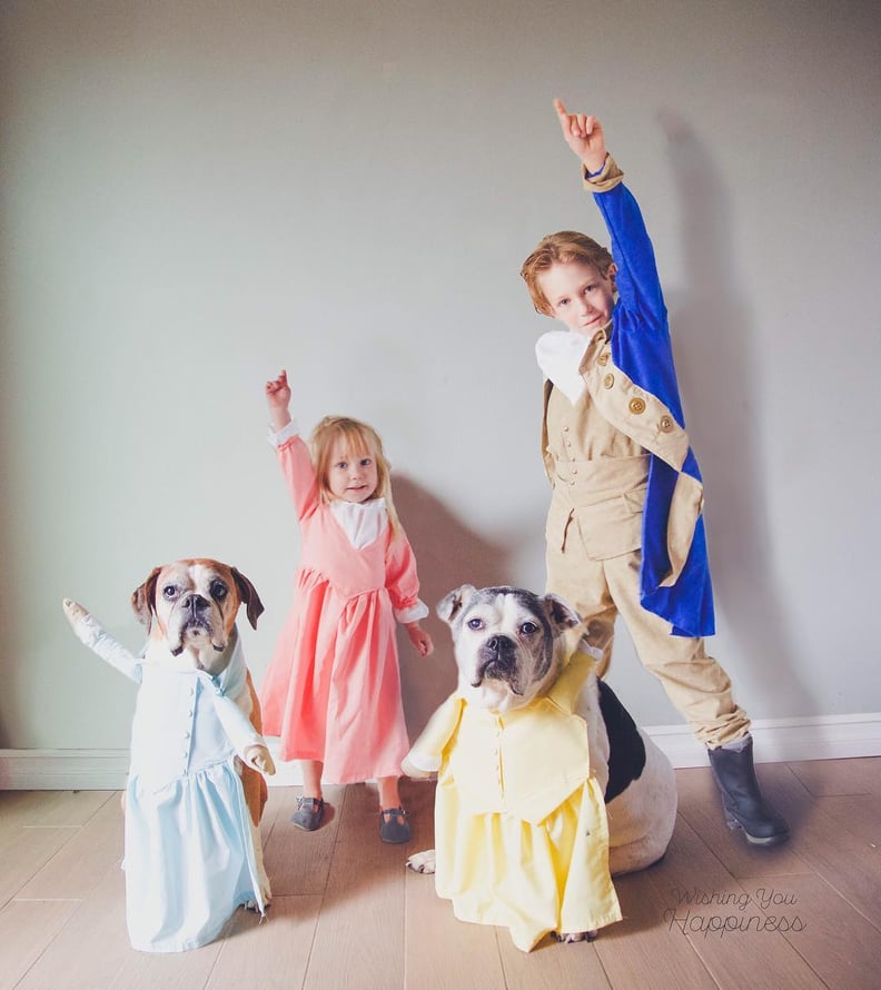 gray dog costumes for kids