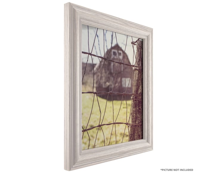Craig Frames Whitewashed Wood Picture Frame How to Decorate a Small Apartment on a Budget