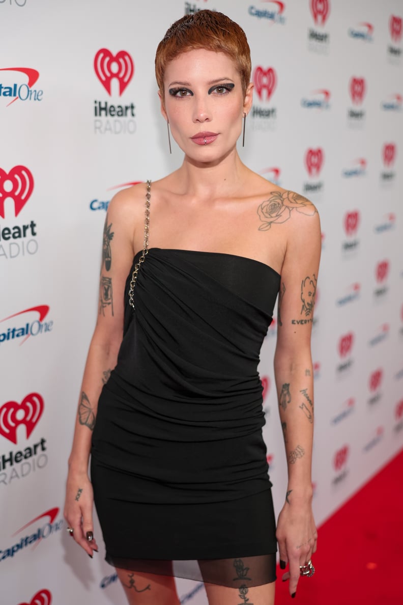 Halsey's Black Pixie Cut and Underliner Makeup | PS Beauty