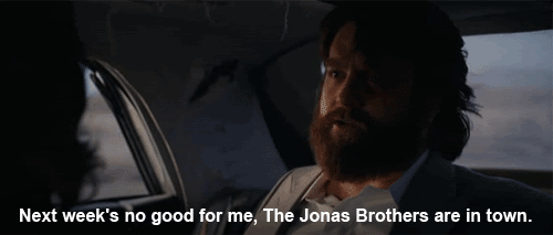 When He Professes His Love For the Jonas Brothers
