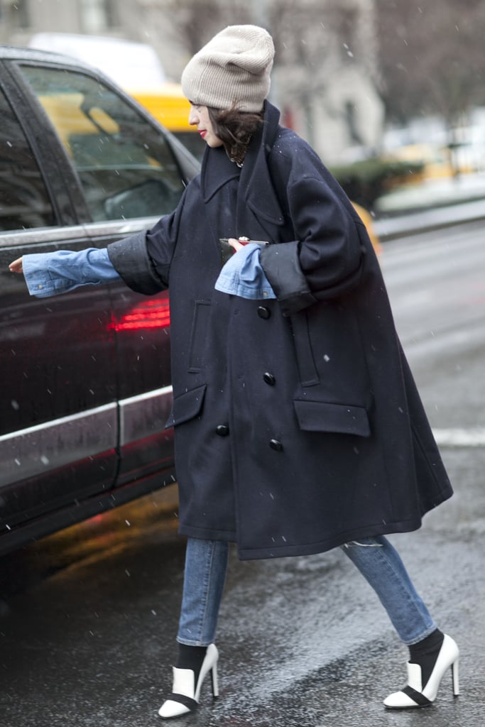 If a slice of ankle will be visible in your pants-and-shoes combo, add an extra layer with socks. It's as sartorially on point as it is smart.