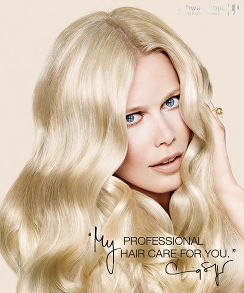 Claudia Schiffer For Schwarzkopf Ultime