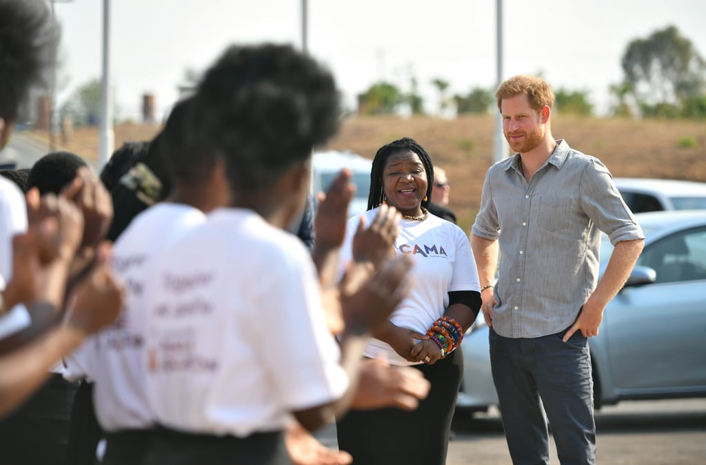 Meghan Markle Skypes Into Prince Harry's Meeting in Africa