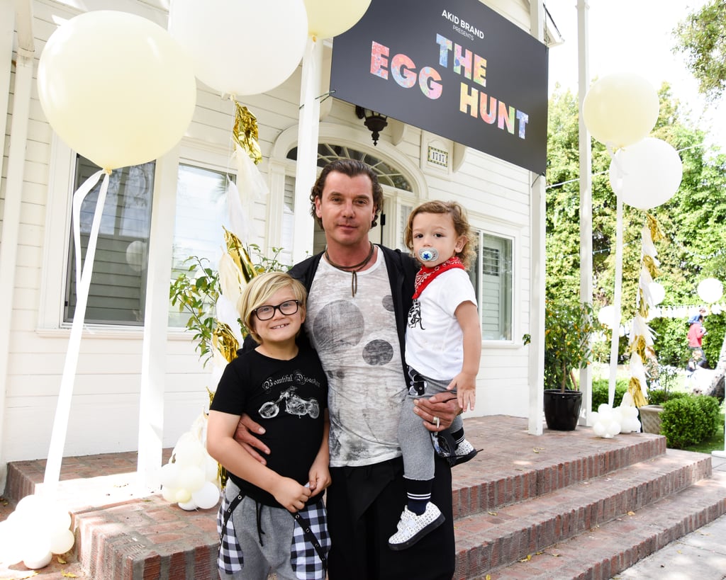 Gavin Rossdale and Kids Easter Egg Hunt March 2016