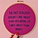 Anti-Diet Embroidered Messages by So Many Somethings