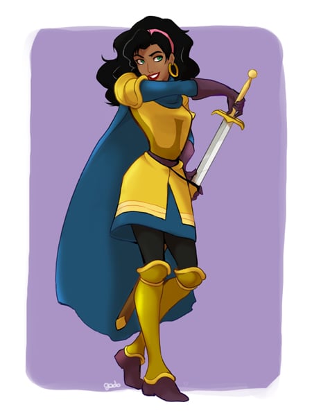 Esmeralda in Phoebus's Clothing