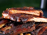 Hickory-Smoked Beef and Pork Ribs