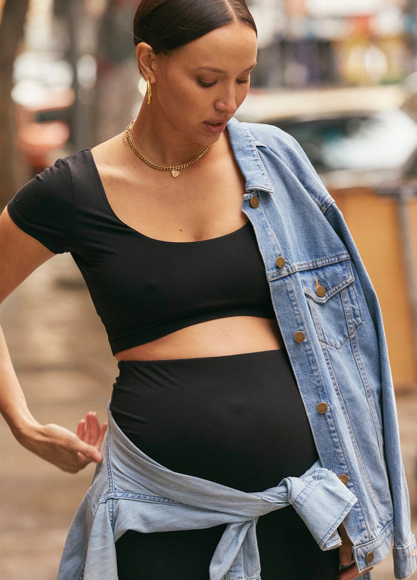 Rihanna Wearing Hatch Maternity Bra, 2022