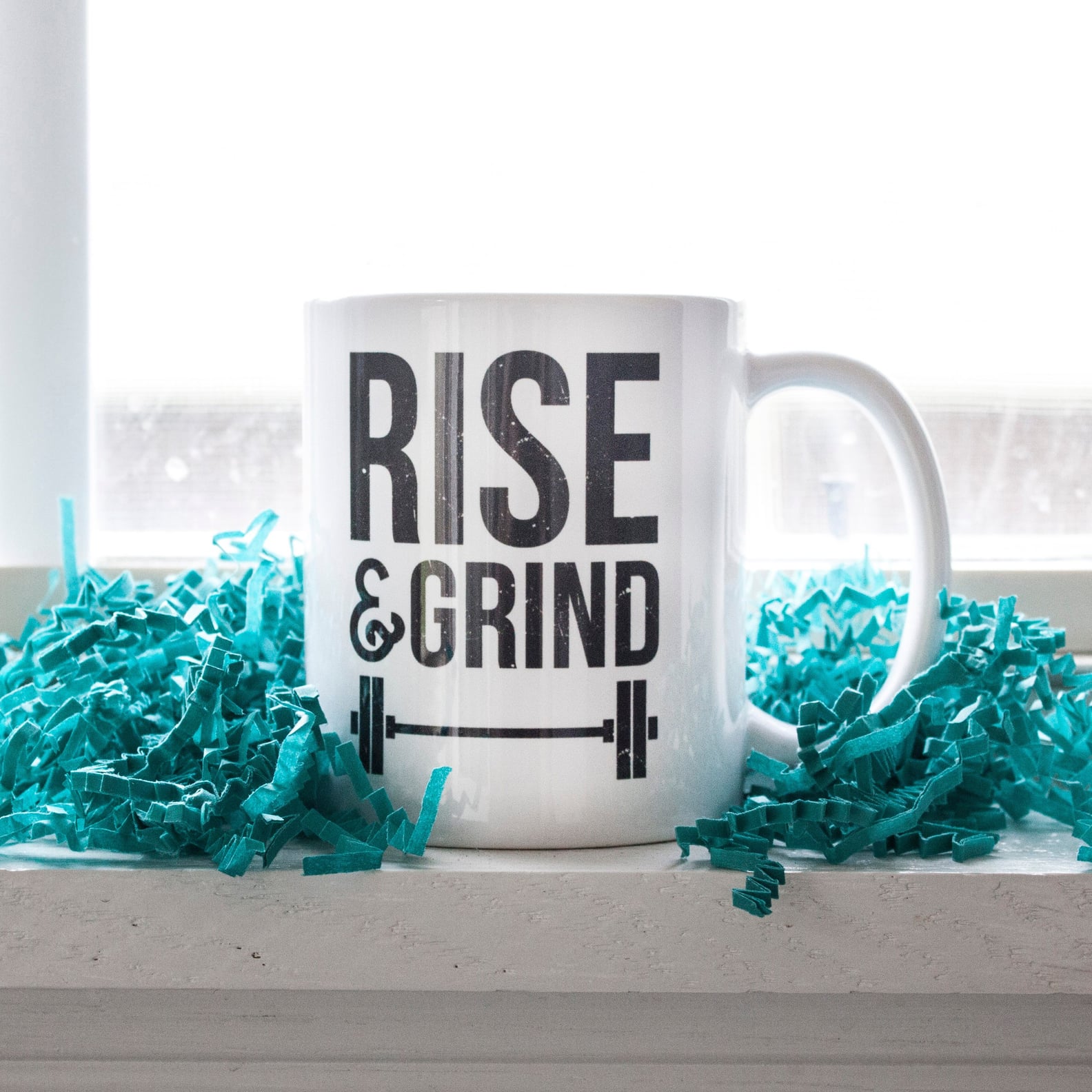 Tazza Divertente Per Amanti Della Palestra “I'd Rather Be In Gym” – 311g, Lavabile In Microonde E Lavastoviglie