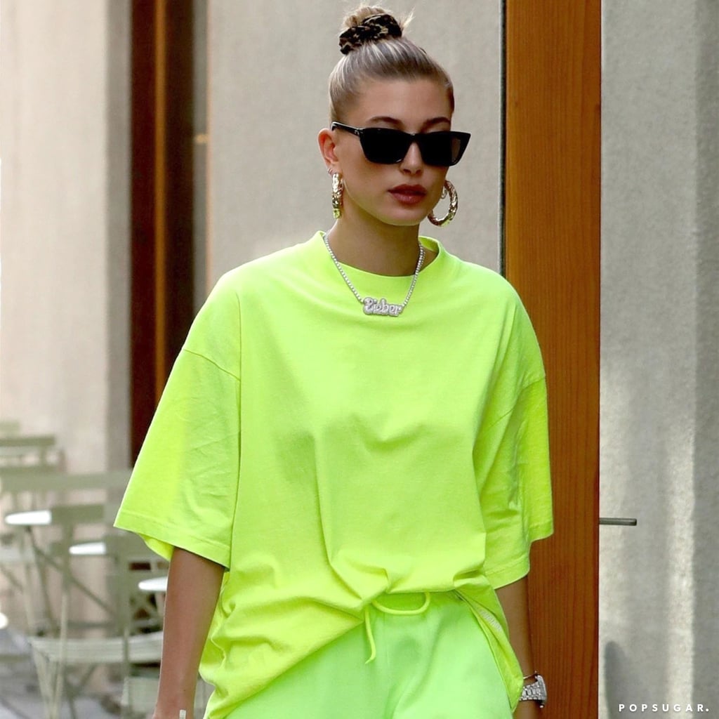 lime green outfit