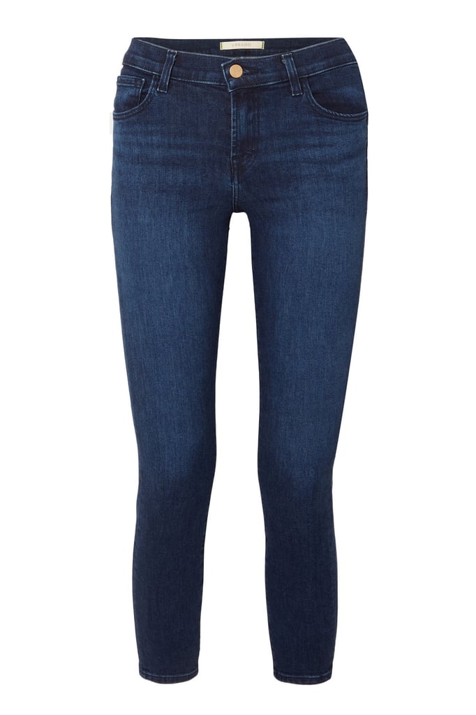 J Brand 835 Cropped Mid-Rise Stretch Skinny Jeans