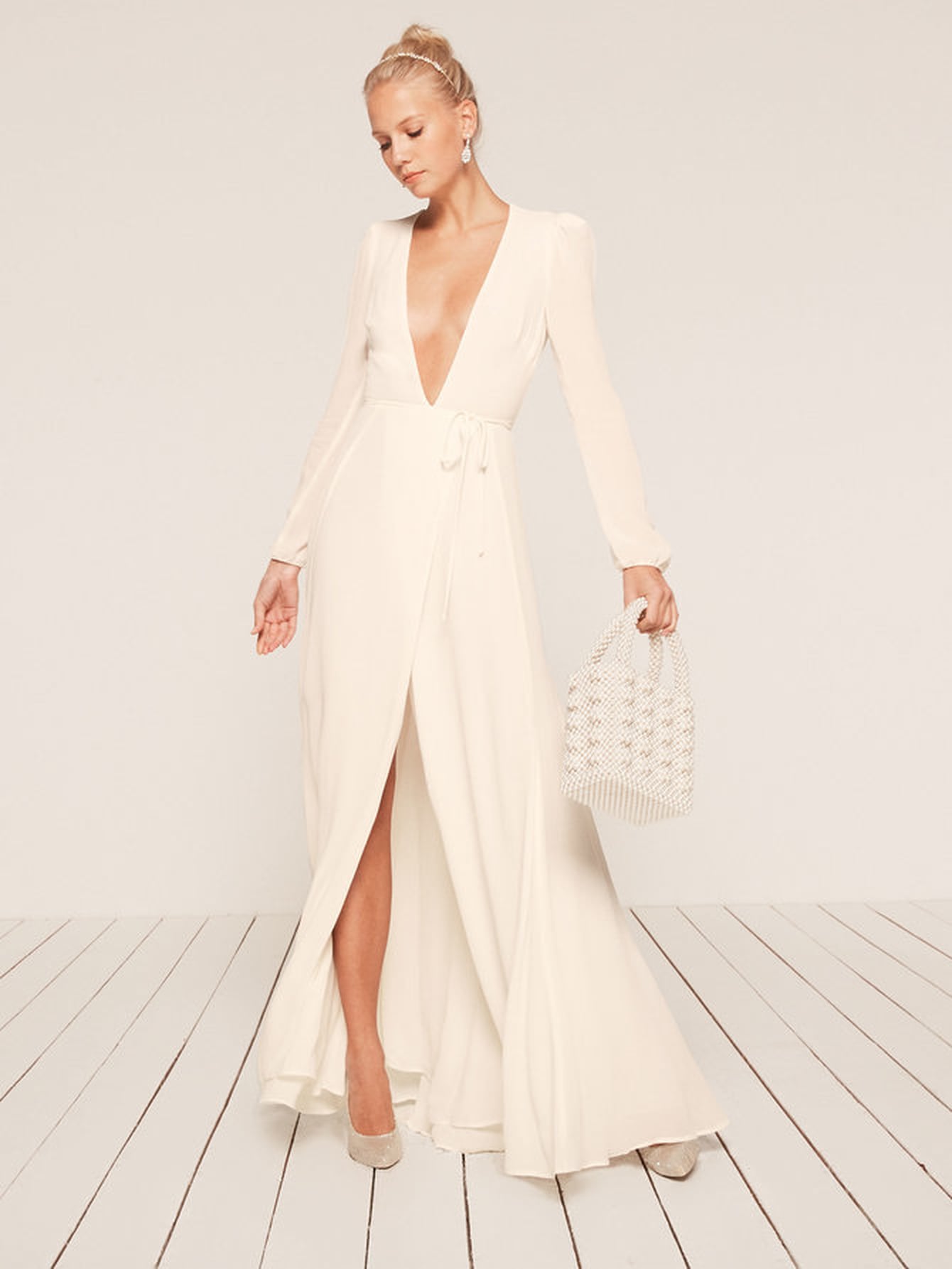 Jessica Biel's White Wedding Guest Dress | PS Fashion