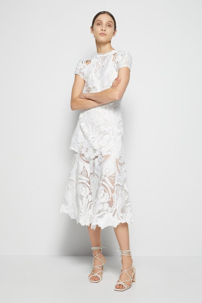 Jonathan Simkhai The Signature Lace Appliqué Midi Dress