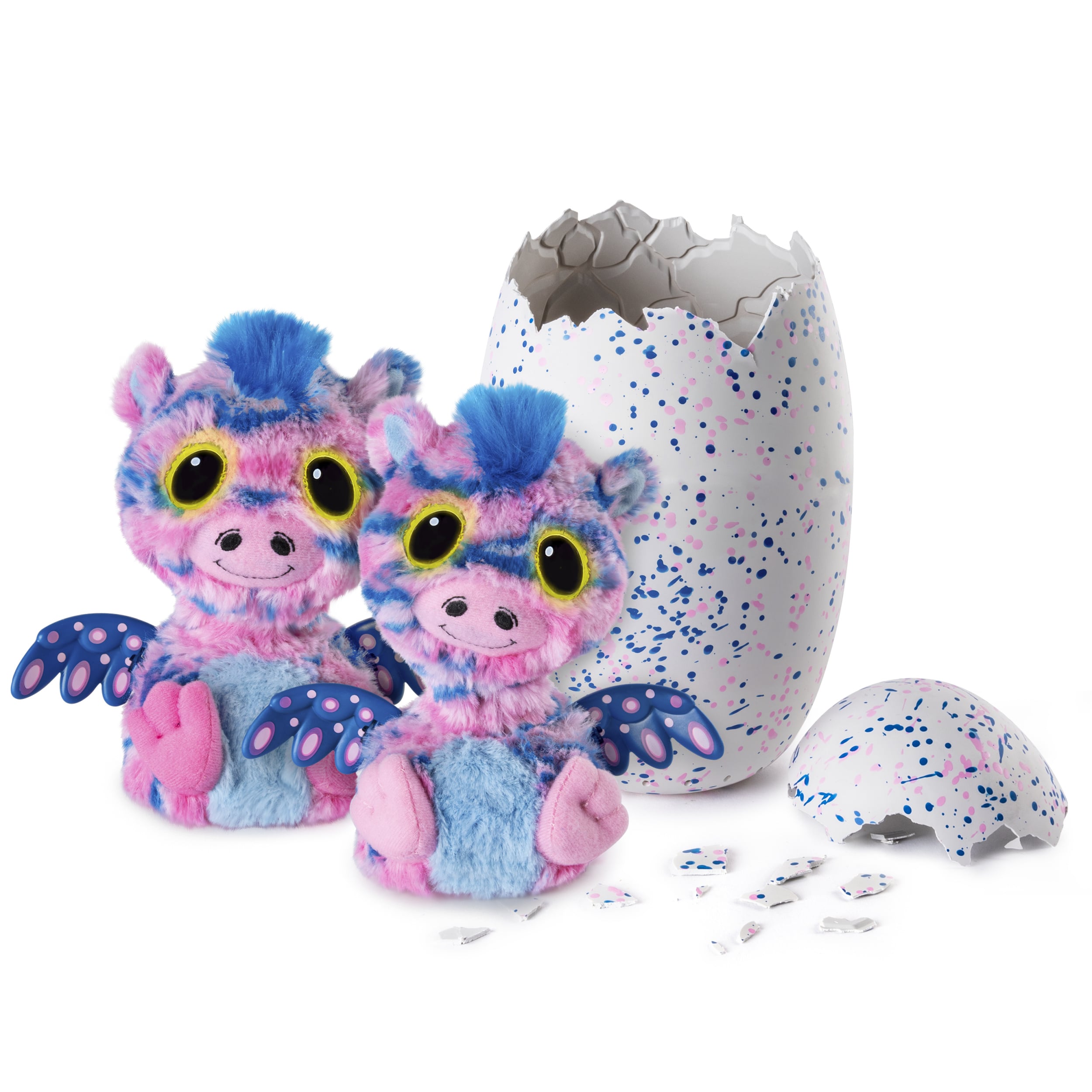 Hatchimals talking twin surprise plush top