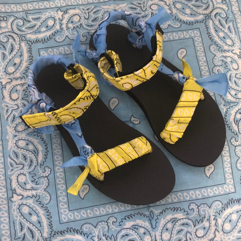 Arizona Love Trekky Bigout Blue Yellow Bandana Sandals