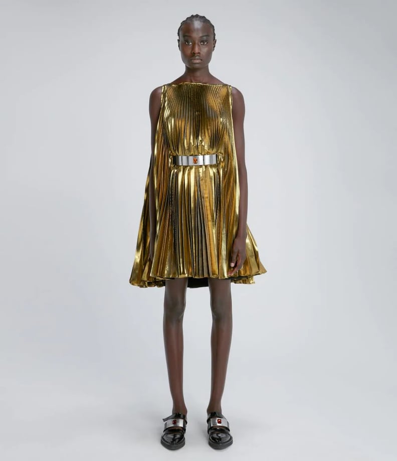 They Wore Pleated Lamé Dresses By Christopher Kane