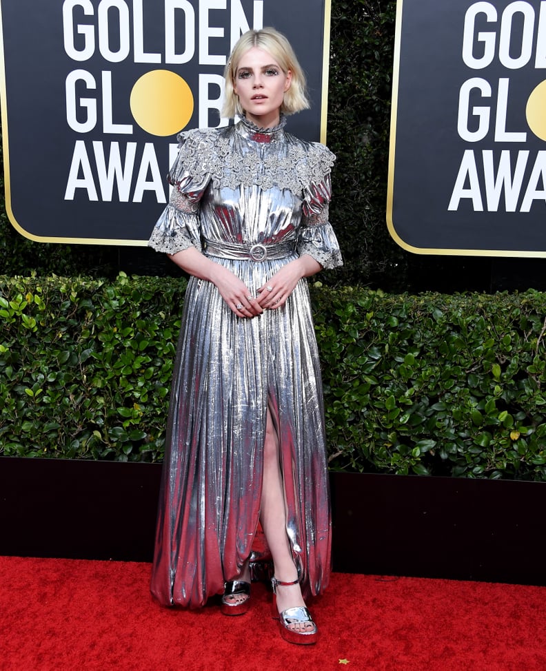 Lucy Boynton at the 2020 Golden Globes