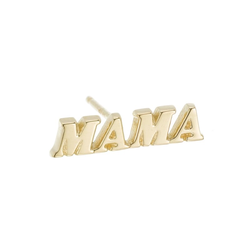 A Nameplate Earring: Ariel Gordon Jewelry Name It Stud