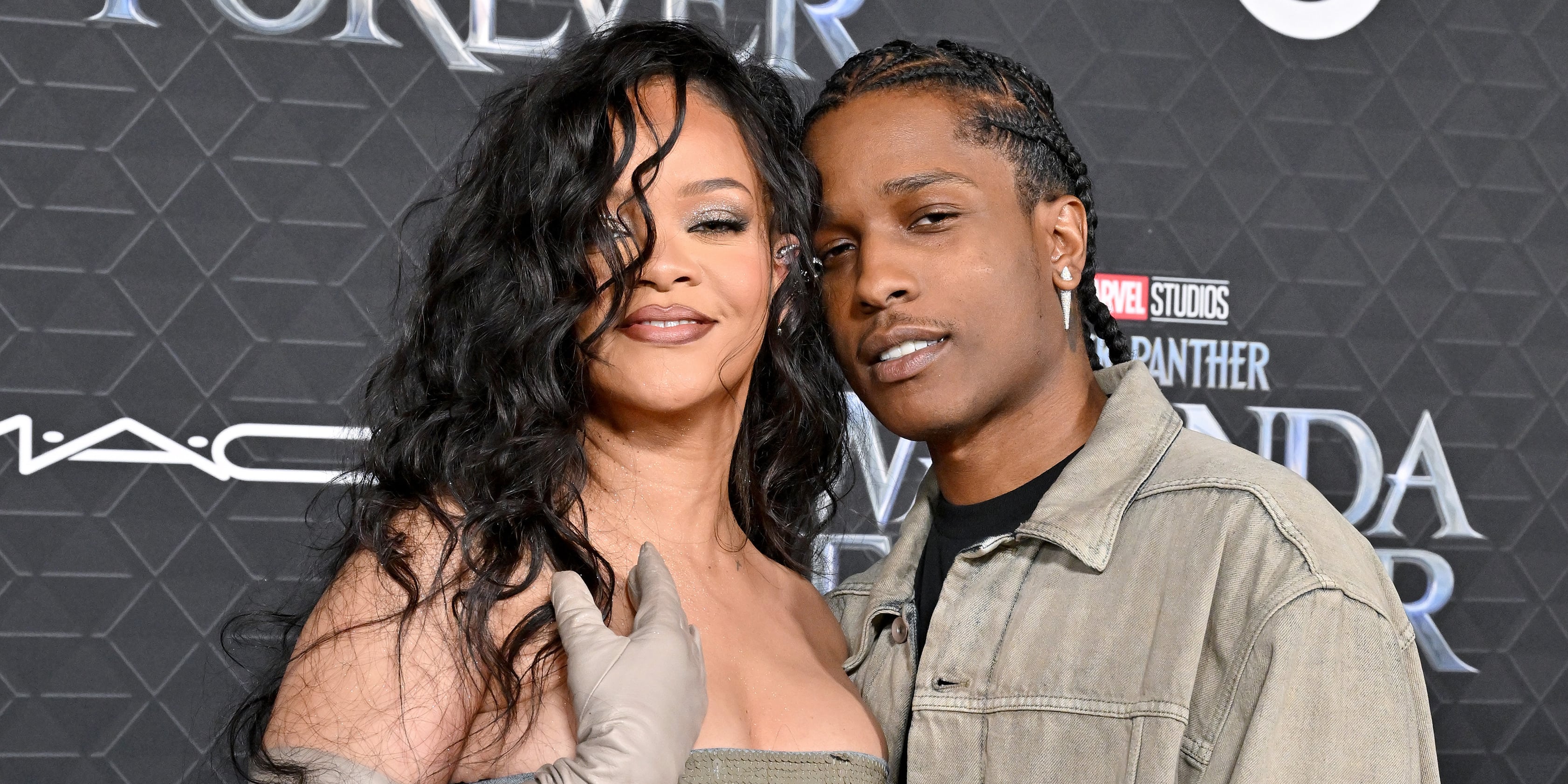 Mom and dad enjoyed - Image 1 from Rihanna And A$AP Rocky Step Out In  Matching Stylish Looks For The 'Black Panther: Wakanda Forever' Premiere