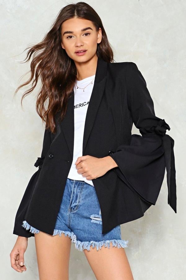 Nasty Gal Tie and Love Again Blazer